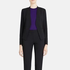 Theory Open Blazer In Sevona Stretch Wool